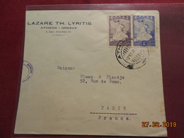 Lettre De 1945 Pour Paris - Marcophilie - EMA (Empreintes Machines)