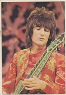 Ron Wood Rolling Stones - Panini Card From Yugoslav Rock Magazine Dzuboks ( Jukebox ) # 66 - Photos