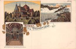 NORVEGE- HILSEN Fra Trondhjem.Carte Multi-vues N° 1531.Couleur - Norway