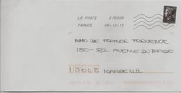 Timbre Seul Sur Lettre Adhésif N°A918 La Vème République Au Fil Du Timbre (oblitération Du 05/12/2013) - 1961-....