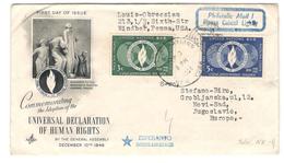 RARE - Esperanto - OUN Stamp - FDC+ Document - Esperanto
