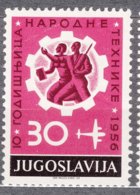 Yugoslavia Republic 1956 Airmail Mi#790 Mint Never Hinged - Unused Stamps