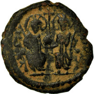 Monnaie, Justin II, Decanummium, 569-570, Antioche, TTB, Bronze, Sear:383 - Bizantine