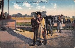 ¤¤  -  HONGRIE   -   Magyar Népviselet  -  Ungarische Volkstracht  -  Un Homme Fumant La Pipe   -  ¤¤ - Hongrie