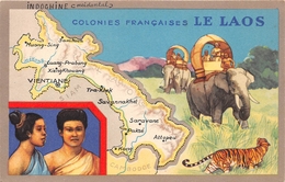 ¤¤  -   LAOS   -  Colonie Française   -   Illustrateur  -  ¤¤ - Laos