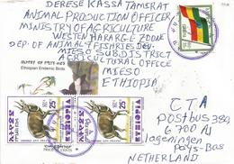 Ethiopia 2000 Mieso Flag Bushbuck Cover - Ethiopie