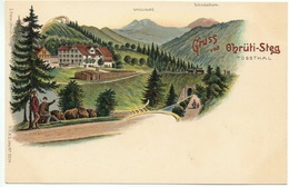 TÖSSTHAL Litho Gruss Von Ohrüti-Steg - Rüti