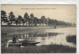 1 Cpa Bois D'arcy - étang De Saint Quentin - La Digue - Bois D'Arcy