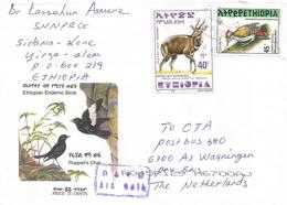 Ethiopia 2000 Yirga Alem Woodpecker Bushbuck Cover - Ethiopie