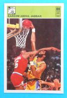 KAREEM ABDUL JABBAR - Yugoslav Vintage CardSvijet Sporta ** LARGE SIZE ALIKE A POSTCARD ** Basketball Basket-ball NBA - Basketball