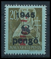 ** 1946 Betűs I. 20f Hlp.I. / 8P Fordított Felülnyomattal (25.000) - Andere & Zonder Classificatie