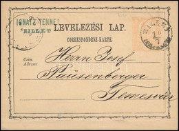 1872 2kr Díjjegyes Levelezőlap 'BILLET' (Gudlin 300 P) - Andere & Zonder Classificatie