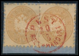 1864 2 X 15kr 'PEST RECOMMANDIRT' - Andere & Zonder Classificatie