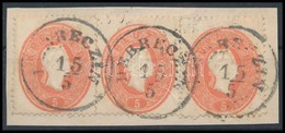 1861 3 X 5kr 'DEBRECZIN' - Other & Unclassified