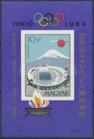 ** 1964 Olimpia (II.) - Tokió Vágott Blokk (5.000) - Autres & Non Classés