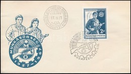 1967 Évfordulók - Események (V.) Vágott Bélyeg FDC - Other & Unclassified