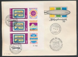 1977 Bélyegbemutatók Vágott Blokk FDC-n (4.000) - Autres & Non Classés