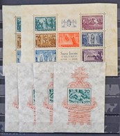 ** O 1938-1987 Tartalmas Blokkrendező, 330 Db Nagyobb Részben Postatiszta Blokk 30 Lapos Luxus A/4 Berakóban. Magas Kata - Sonstige & Ohne Zuordnung