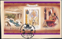 2005 In Memoriam II. János Pál Pápa 11 Db Blokk FDC Kivágáson (13.200) - Other & Unclassified