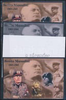** 2017 Mussolini 4 Db-os Emlékív Garnitúra (28.000) - Andere & Zonder Classificatie
