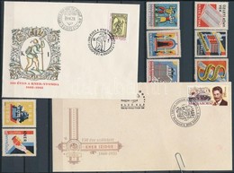 1982-2010 Kner Nyomda 8 Db Reklámbélyeg + 2 Db FDC - Sonstige & Ohne Zuordnung