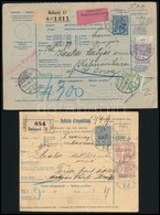 1911-1918 16 Db Szállítólevél Változatos 12 Féle 2 Bélyeges Bérmentesítéssel - Other & Unclassified