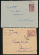 1947-1954 6 Db Klf Díjjegyes Futott Küldemény - Other & Unclassified