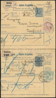 1912-1918 8 Db Szállítólevél, Mind Más Bérmentesítéssel - Other & Unclassified