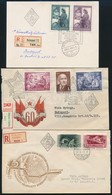 1941-2000 42 Db Futott Illetve Címezetlen FDC, Jó Sorokkal - Other & Unclassified