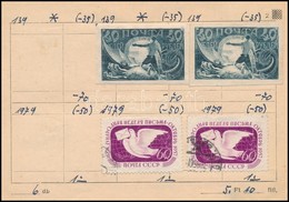 * O 18 Db Régi Maradvány Cserefüzet, Bennük Sok Száz Bélyeg Az Egész Világból / 18 Old Remainder Approval Booklets With  - Autres & Non Classés