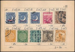 * O 93 Db Kína és Néhány Egyéb Bélyeg Maradék Cserefüzetben / 93 China + A Few Other Stamps In Remainder Approval Bookle - Sonstige & Ohne Zuordnung