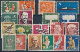 O Német Kis Tétel 1957-1958 12 Klf Komplett Kiadás Stecklapon - Sonstige & Ohne Zuordnung