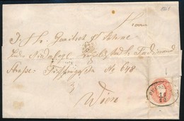 1861 5kr Késői Nyomat Levélen 'PRESSBURG' - Other & Unclassified