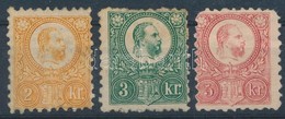 (*) 1871 Réznyomat 2kr, 3kr, 5kr Vegyes Minőségű Bélyegek (*65.000) (mixed Quality) - Andere & Zonder Classificatie