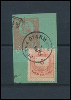 1874 5kr I. Típus, Durva Gyöngyjavítással, Réznyomat 5kr Díjjegyes Kivágáson (ex Lovász) - Other & Unclassified