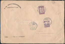 1917.11.21 Értéklevél 65 F Bérmentesítéssel ,,HÁNTA POSTAI ÜGYN' Bélyegzéssel - Autres & Non Classés