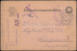 1915 Tábori Posta Levelezőlap / Field Postcard 'M.kir. Székesfehérvári 17. Honvéd Gyalogszázad' + 'EP 327' - Otros & Sin Clasificación