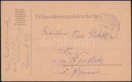 1917 Tábori Posta Levelezőlap / Field Postcard 'K.u.k. Feldjäger...' + 'TP 427 A' - Altri & Non Classificati
