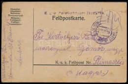 1918 Tábori Lap Hazatérő Táborból, Lembergből - Autres & Non Classés
