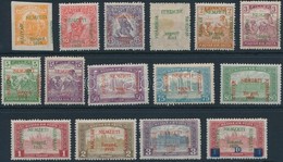 * Szeged 1919 31 Klf Bélyeg, Közte 3 érték A Felülnyomat Gépszínátnyomatával, 3 Stecklapon (73.750) / 31 Different Stamp - Autres & Non Classés