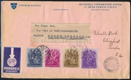 1938 Levél 24f Bérmentesítéssel Londonba, Eucharisztikus Kongresszus Levélzáróval - Autres & Non Classés