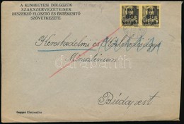 1946 (5. Díjszabás) Távolsági Levél Betűs 2 X 60P/18f Bérmentesítéssel - Autres & Non Classés