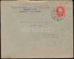 1946 (13. Díjszabás) Távolsági Levél Lovasfutár 500eP Bérmentesítéssel (szakadt, Hiányos Hajtóka) - Other & Unclassified