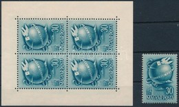 ** 1948 Bélyegnap Kisív + Bélyeg + FDC - Sonstige & Ohne Zuordnung