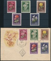 ** 1950 Virág Sor + FDC - Andere & Zonder Classificatie