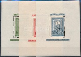 ** 1951 80 éves A Magyar Bélyeg Blokk Sor - Other & Unclassified