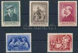 ** 1952-1954 Lenin + Bélyegnap Sor - Altri & Non Classificati