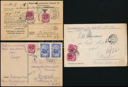 1949-1950 3 Db Portós Levelezőlap - Other & Unclassified