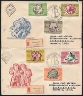 1958 Takarékosság és Biztosítás 2 Db Ajánlott FDC-n - Andere & Zonder Classificatie