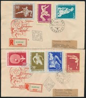 1958 Sport Sor 2 Db Ajánlott FDC-n - Sonstige & Ohne Zuordnung